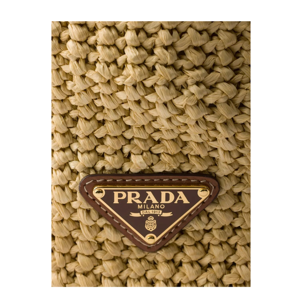 Crochet Raffia Tote Bags - Tan