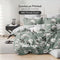 Hillcrest I 988TC ComfyLux I Printed Bedding Collection I Fitted Sheet Set & Summer Blanket - Serene