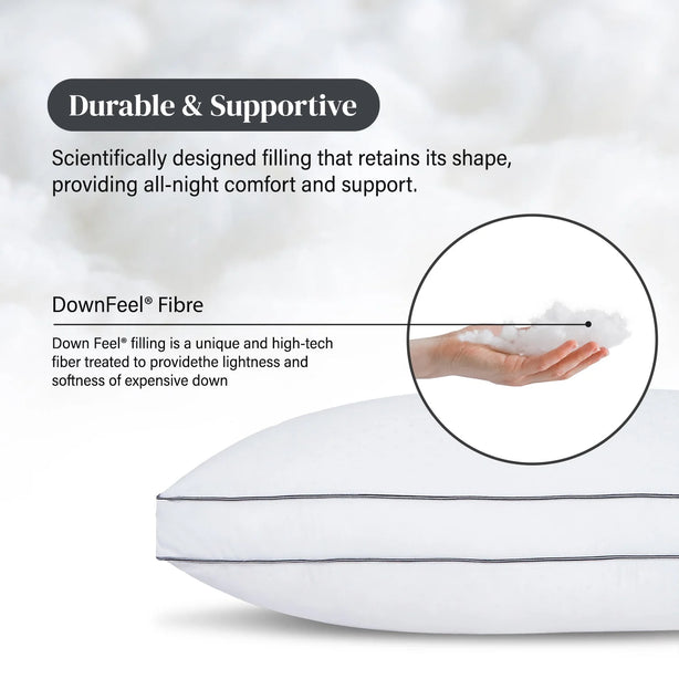 Bellami I ZZEN 100% TENCEL™ Cover DownFeel® I Loft Pillow – 1600g