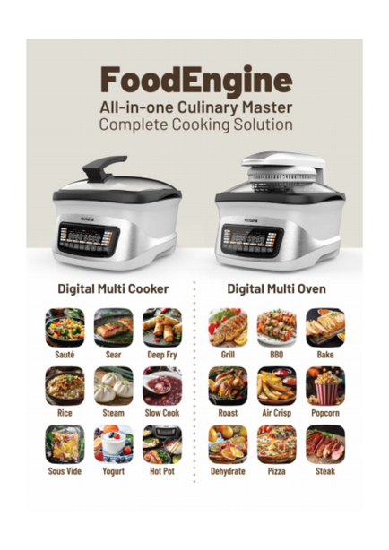 Cooven All-In-One Culinary Master Complete Cooking Solution + Grill Pot Bundle