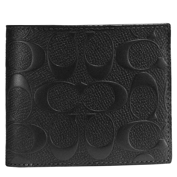 Coach 3 In 1 Wallet In Signature Leather in Black CR957