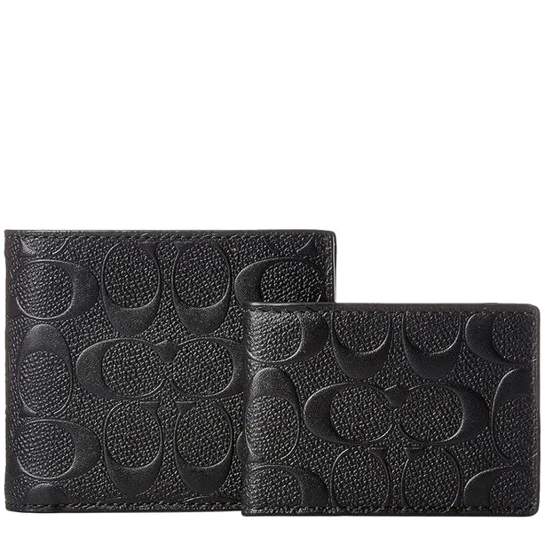 Coach 3 In 1 Wallet In Signature Leather in Black CR957