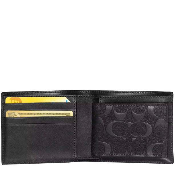 Coach 3 In 1 Wallet In Signature Leather in Black CR957