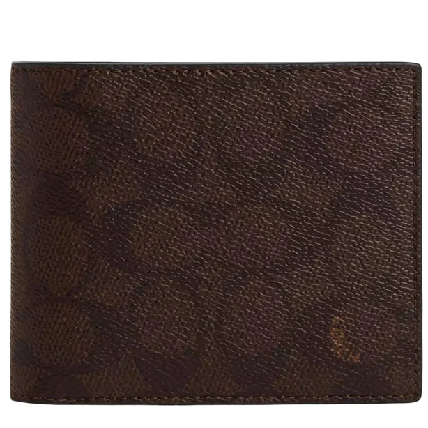 Coach 3 In 1 Wallet In Signature Canvas - Mahogany Multi CX209