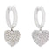 Kate Spade Yours Truly Pave Heart Drop Earrings - Silver o0r00153