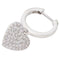Kate Spade Yours Truly Pave Heart Drop Earrings - Silver o0r00153