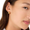Kate Spade Spot The Spade Metal Huggies Earrings - Gold KH267