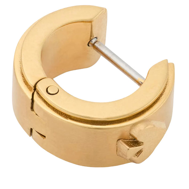 Kate Spade Spot The Spade Metal Huggies Earrings - Gold KH267
