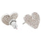 Kate Spade Yours Truly Pave Heart Studs Earrings - Silver O0R00154