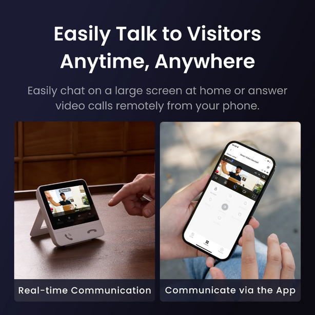 SwitchBot Smart Video Doorbell – Indoor & Outdoor Units