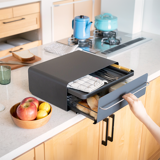 Beworth WS04438 Utau Counter Drawer Calm Gray
