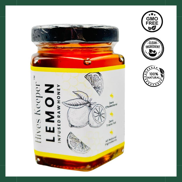 Hives Keeper Premium Lemon Infused Raw Honey - Singapore Formula 250g