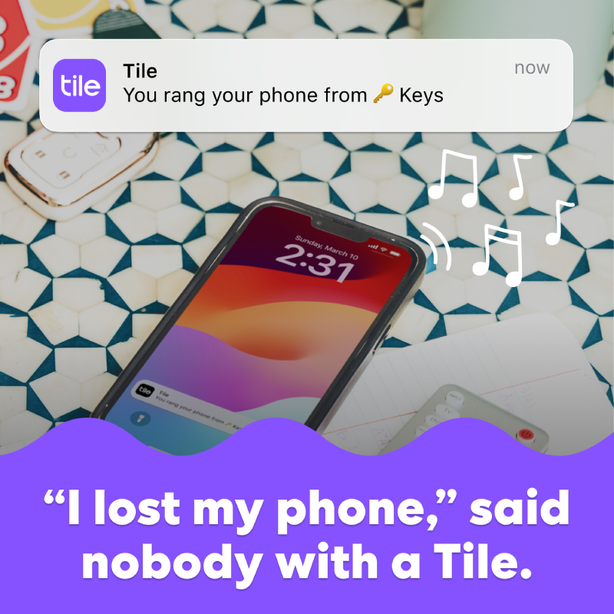 TILE MATE (2024) BLUETOOTH TRACKER FOR KEYS - BLACK, 4 PACK