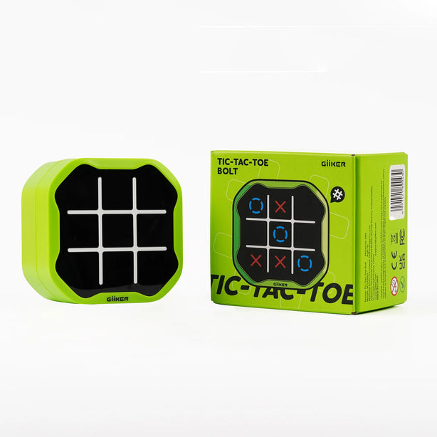 GiiKER Tic Tac Toe Bolt – 3-in-1 Handheld Game for Kids 3+ | Boost Focus, Memory & Quick Thinking On-the-Go