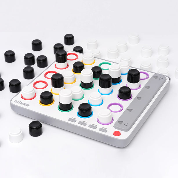 GiiKER Smart Connect 4 – Strategy Game for Kids 3+ | Build Logic, Planning & Focus with Screen-Free 3D Gameplay