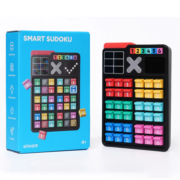 GiiKER Smart Sudoku – Educational Logic Game for Kids 3+ | Build Math, Memory & Focus with 2,500+ Screen-Free Challenges