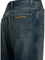 Miu Miu Straight-leg jeans with reverse logo - Blue