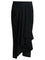 Givenchy Draped crepe cady midi skirt - Black