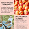 Hives Keeper Premium Peach Infused Raw Honey