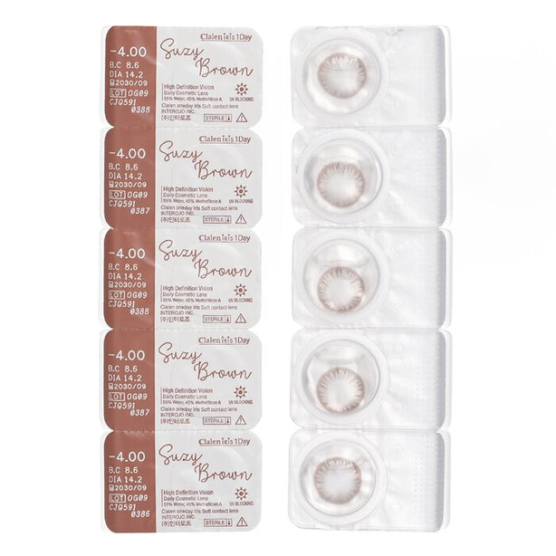 Iris 1day Suzy Brown -4.00 - 5pcs x 1 strip