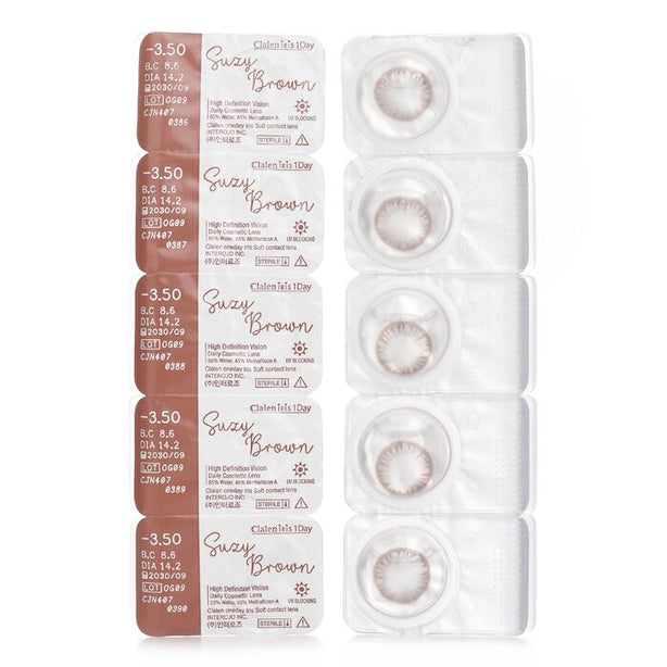 Iris 1day Suzy Brown -3.50 - 5pcs x 1 strip