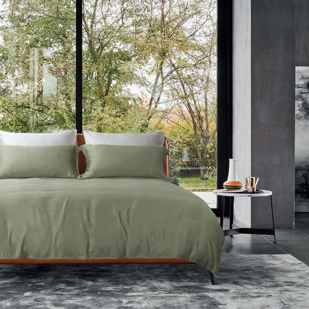 Intero I Grace 6.0 Collection I Premium Bamboo I Fitted Sheet Set I Bed Set I Pillow Case I Bolster Case I With Quilt Cover - 5 Colours