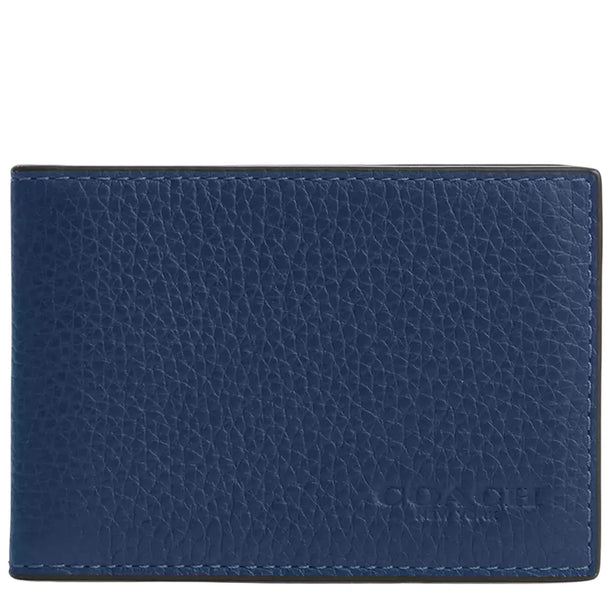 Coach Compact Billfold Wallet - Deep Blue CM167