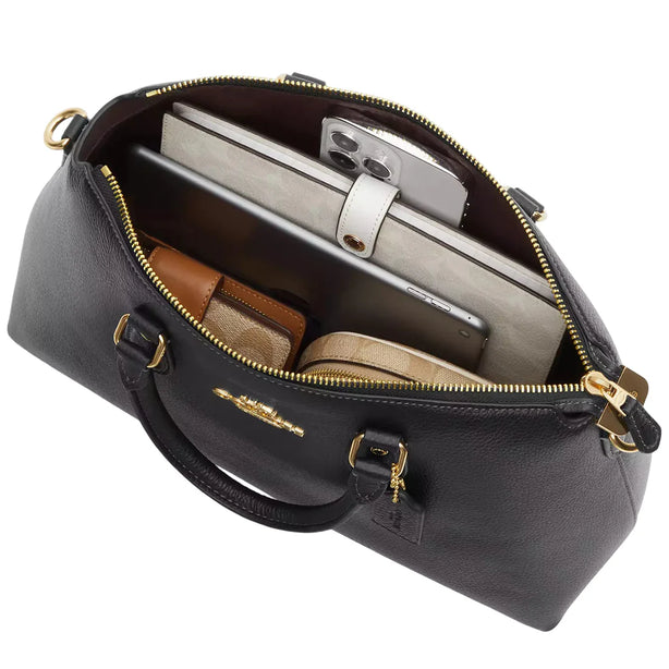 Coach Georgia Satchel Bag - Black CR156