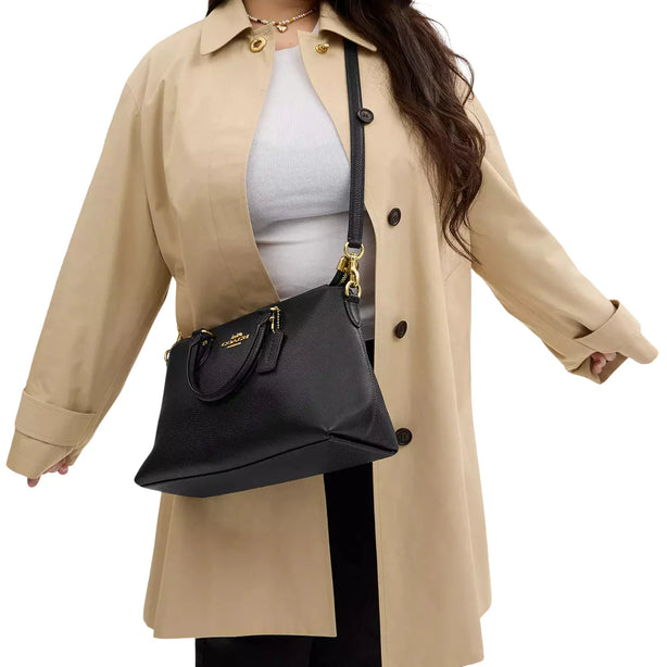Coach Georgia Satchel Bag - Black CR156