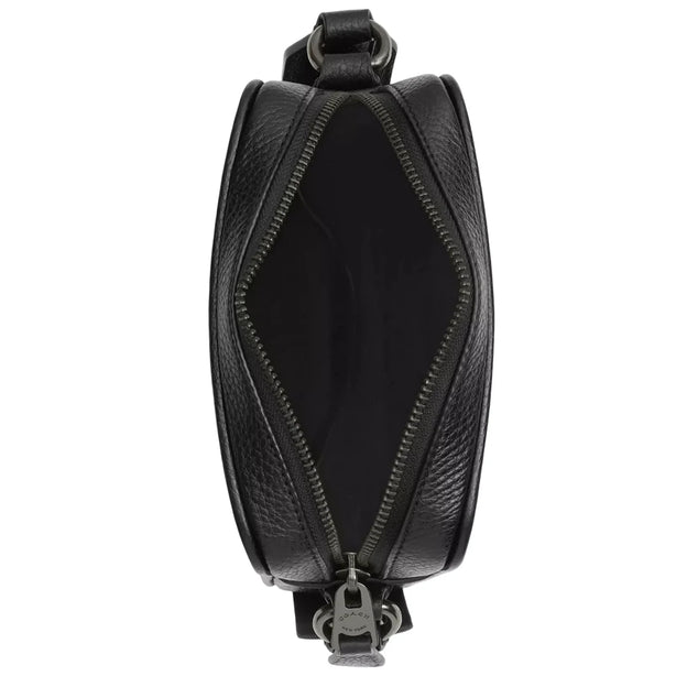 Coach Sullivan Crossbody Bag In Signature Canvas - Charcoal/ Black CAT78