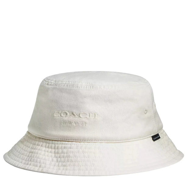 Coach Denim Bucket Hat - Chalk CAA63