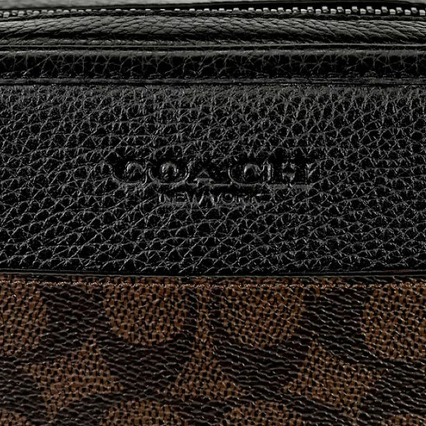 Coach Sullivan Crossbody Bag In Signature Canvas - Walnut/ Black CAT78