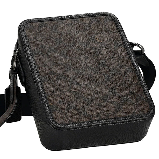 Coach Sullivan Crossbody Bag In Signature Canvas - Walnut/ Black CAT78