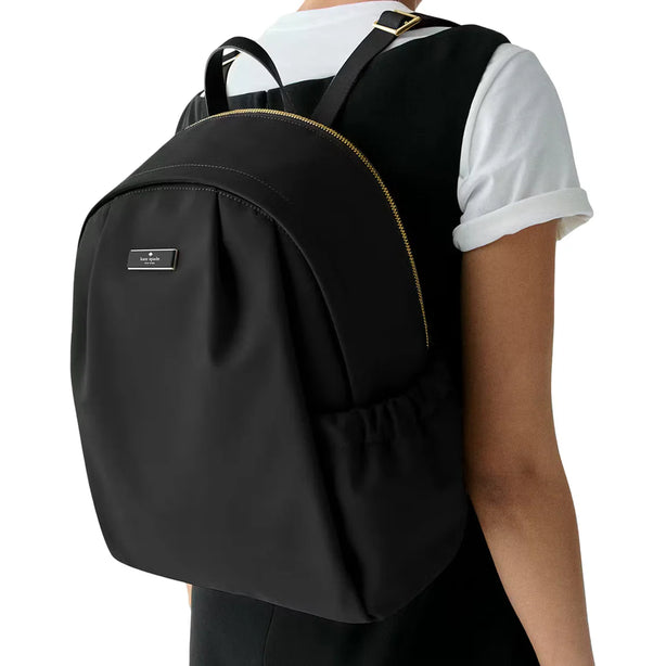 Kate Spade Carter Nylon Large Backpack Bag - Black KL962