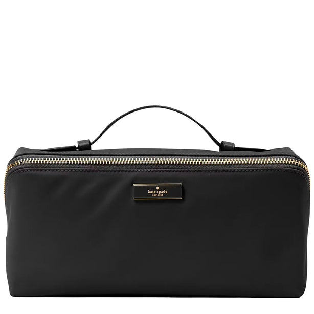 Kate Spade Carter Nylon Travel Cosmetic Pouch - Black KL877