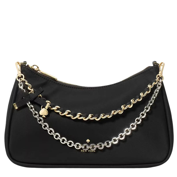 Kate Spade Margot Nylon Convertible Crossbody Bag - Black KN256