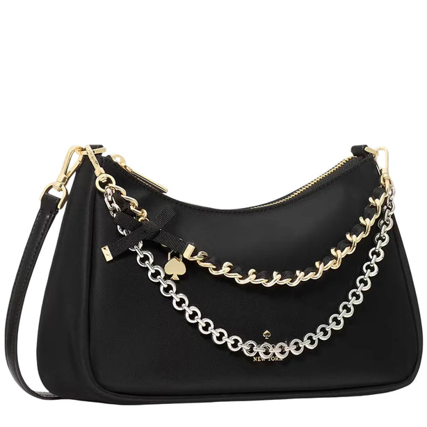 Kate Spade Margot Nylon Convertible Crossbody Bag - Black KN256
