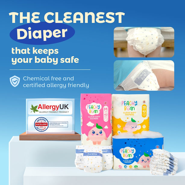[Bundle of 3] Peachy Bum Cloud Soft Diaper Pants | Size M | Size L | Size XL | Size XXL