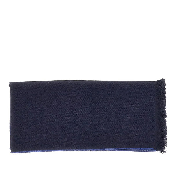 EMPORIO ARMANI Jacquard logo wool scarf