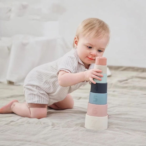 NYZE Count & Stack Silicone Teething Cups