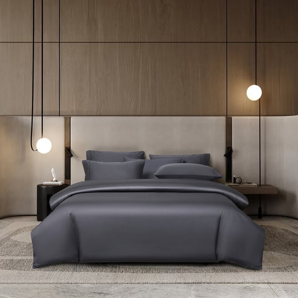 Creek Grey Fitted Sheet Set 100% Lyocell