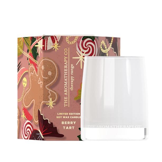TAC Therapy LE Festive 3 x 80g Soy Candle - Berry Tart (U.P: $35 ea.)