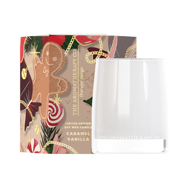 TAC Therapy LE Festive 3 x 80g Soy Candle - Caramel Vanilla (U.P: $35 ea.)