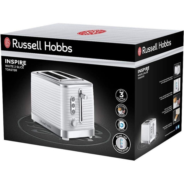 Russell Hobbs 24370-56 Inspire 2 Slice White Toaster