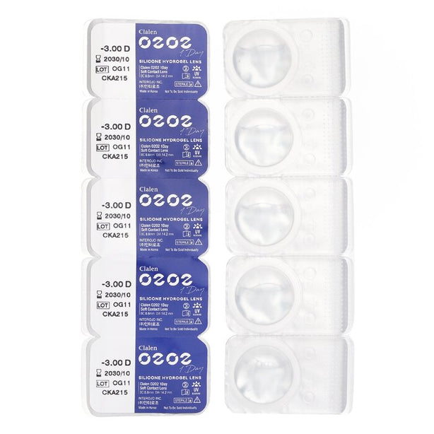 O2o2 Daily Clear -3.00 - 5pcs x 1 strip