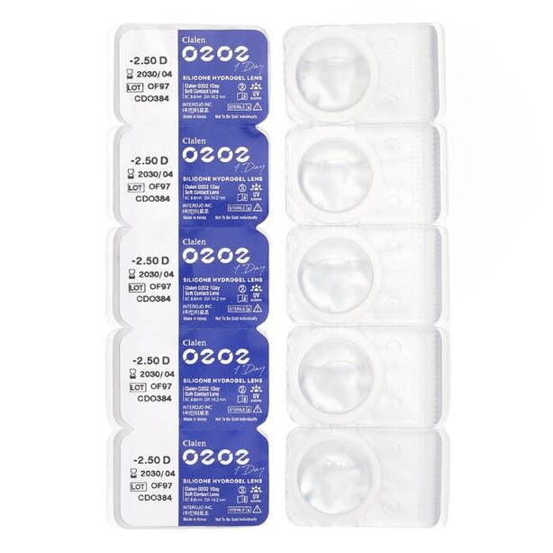 O2o2 Daily Clear -2.50 - 5pcs x 1 strip