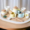 StitchesandTweed All in One Wooden Play Pretend Complete Afternoon Tea Set Kitchen Toy