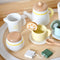 StitchesandTweed All in One Wooden Play Pretend Complete Afternoon Tea Set Kitchen Toy