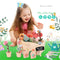 StitchesandTweed Wooden Little Garden Toy, Children Montessori Play Pretend Gardener Simulation Plants Toy for Kids Toddler
