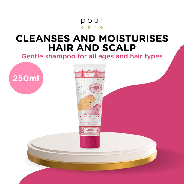 pout Care Strawberry Magic Natural Shampoo 250ml